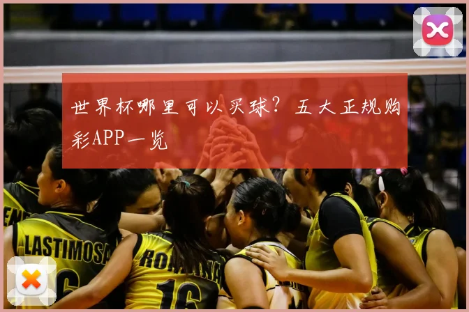 世界杯哪里可以买球？五大正规购彩APP一览