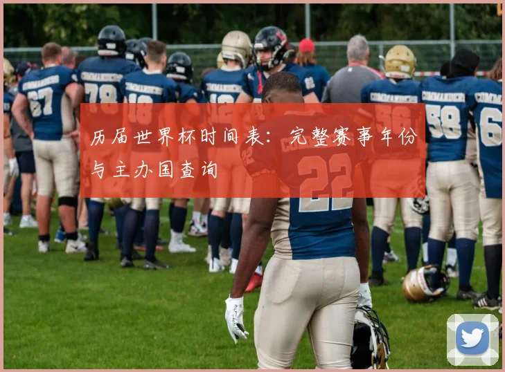 历届世界杯时间表:完整赛事年份与主办国查询